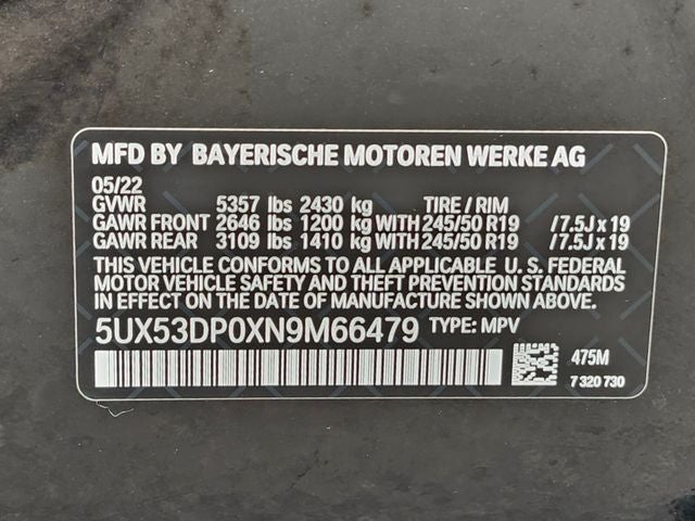 2022 BMW X3 xDrive30i