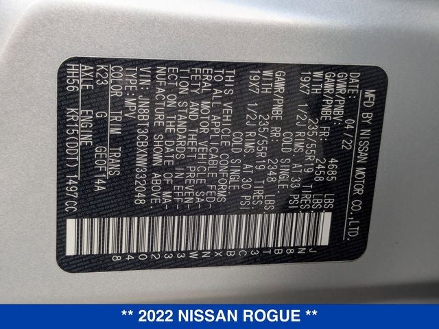 2022 Nissan Rogue SL