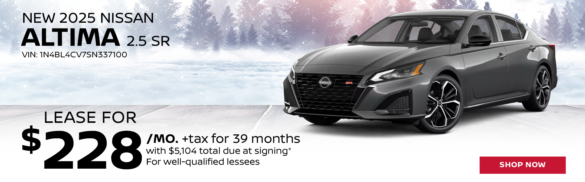 New 2025 Nissan Altima 2.5 SR