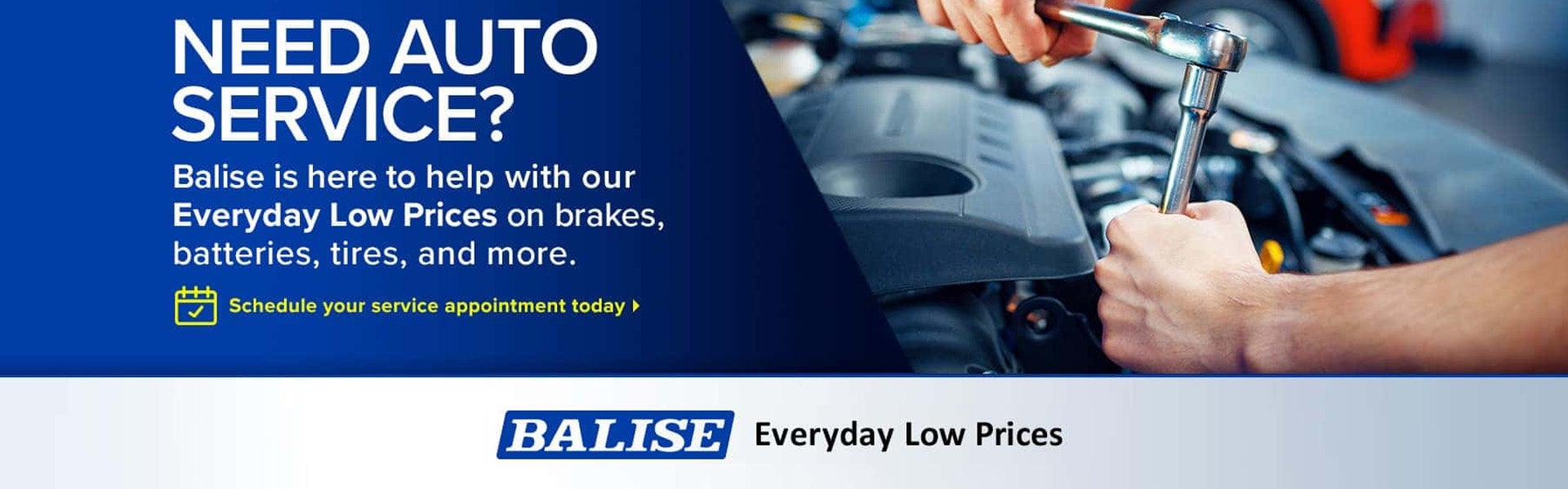 Auto service deals on brakes, batteries and tires