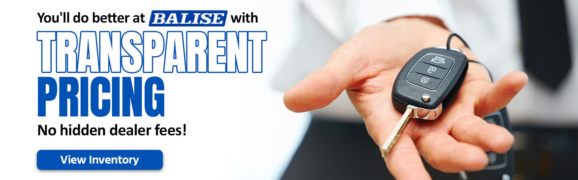  Transparent pricing at Balise